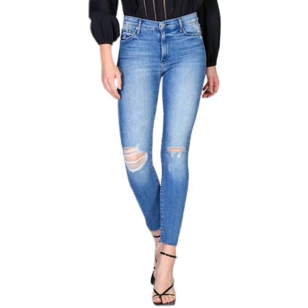 NEW BLACK ORCHID carmen high rise ankle fray skinny jeans in roll the dice
